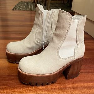 Jeffrey Campbell (for Free People) leather platform boots. Like new!
